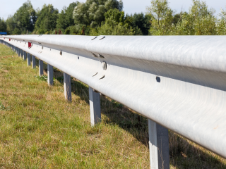 W-Beam Crash Barrier
